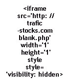 Kody wirusa na stronie www - przykłady ramek i skryptów.