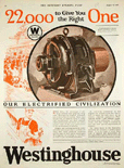 Amerykańska reklama z lat 50, maszyna Westinghouse.