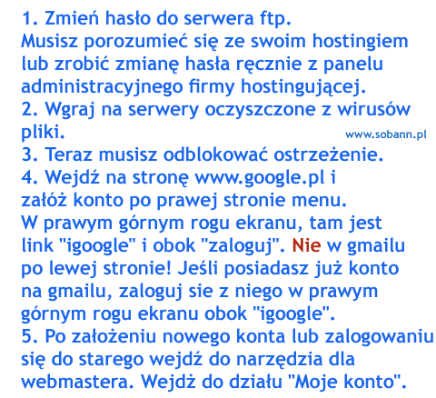 Jak postępować, aby zlikwidować blokadę o wirusach?